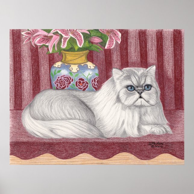 Persian Cat Poster (Front)
