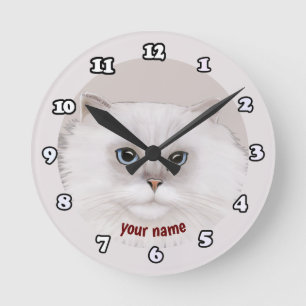 Persian Cat Rondo clock