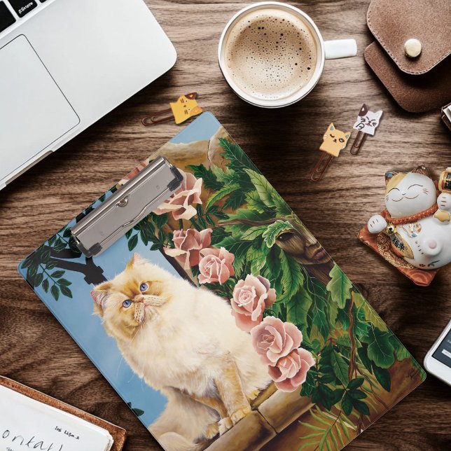 Persian Cat Roses Dryad Clipboard (Creator Uploaded)