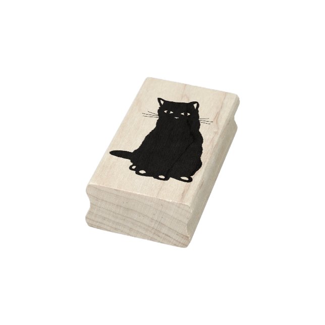 Persian cat silhouette are stamp (Stamp)