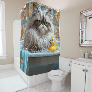 Persian Cat Sloppy Sleepy Cute Funny