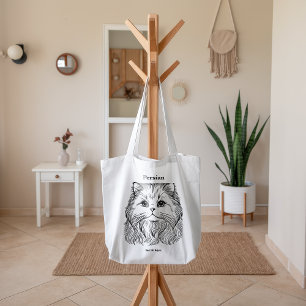 Persian Cat Tote – Grace in Every Whisker Bag