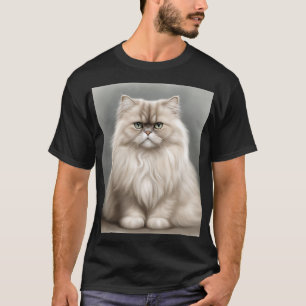 Persian Cat's Beauty Portrait T-Shirt