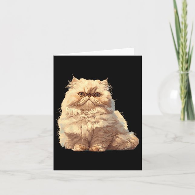 Persian Cats Persian Cat  Card (Front)