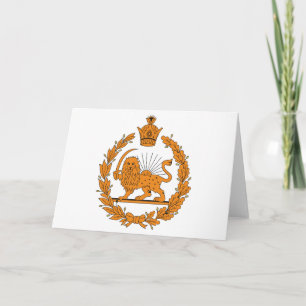 Persian Coat of Arms Greeting Card