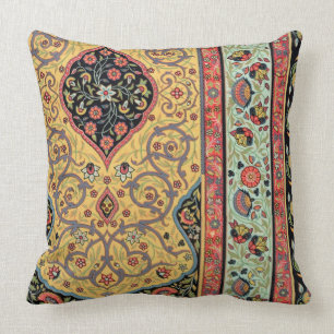 Persian Decoration, plate XXV from 'Polychrome Orn Throw Pillow