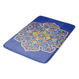 Persian design bath mat