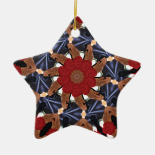 Persian Dreamcatcher Ceramic Ornament