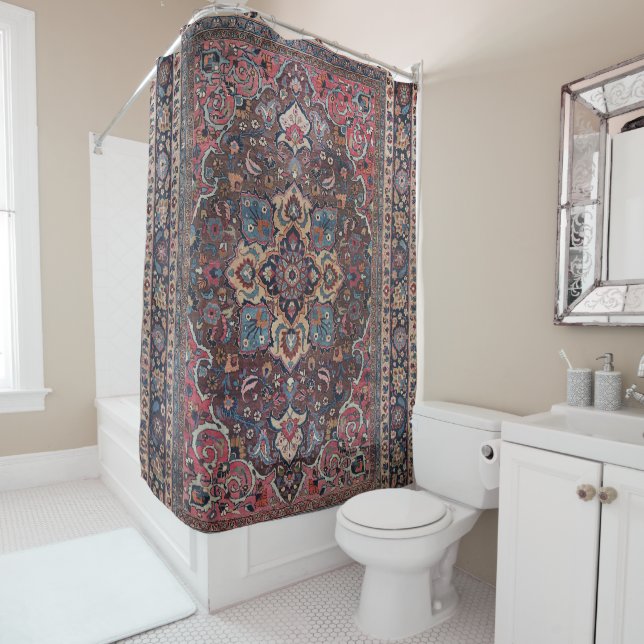 Persian Dusty Blue Pink Brown  (In Situ)