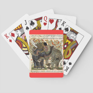 Persian Elephant playing cards