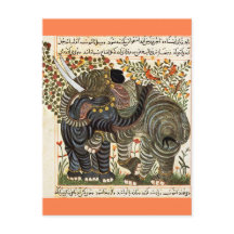 Persian Elephants postcard