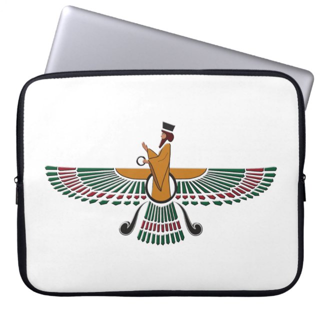 Persian Farohar Laptop Sleeve (Front)