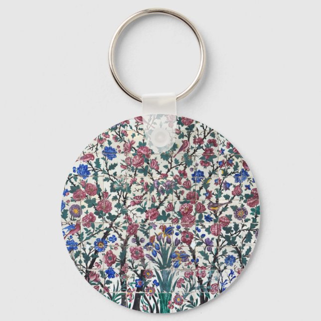 Persian floral design   keychain (Front)
