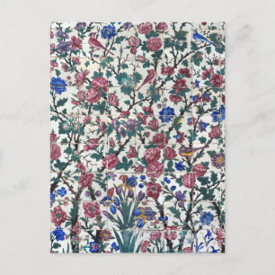 Persian floral design    postcard