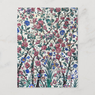 Persian floral design    postcard