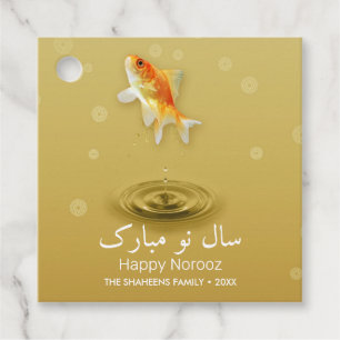 Persian Happy New Year Norooz Fish Favour Tags
