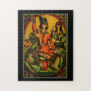 Persian Horseback Rider Jigsaw Puzzle