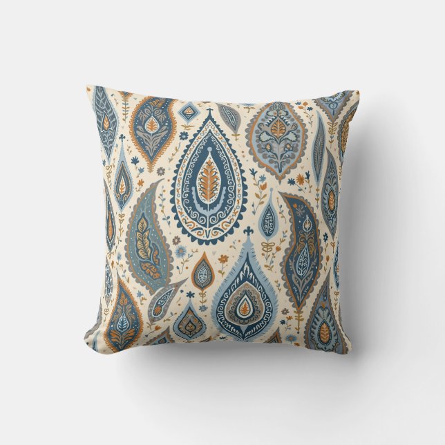 Persian Jewel Blue Cushion (Front)