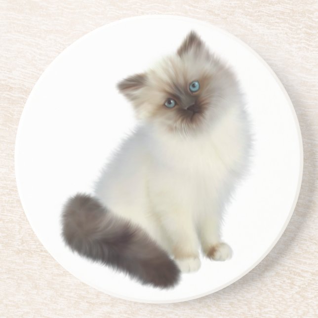 Persian Kitten Coaster (Front)