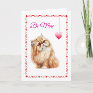 Persian Kitten Playing Card