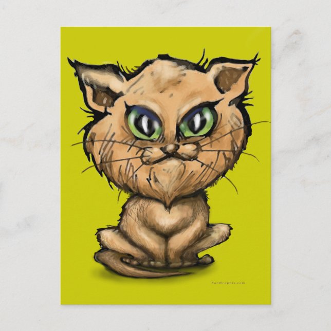 Persian Kitten Postcard (Front)