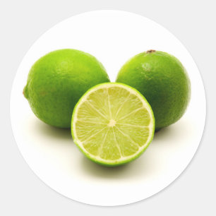 Persian lime classic round sticker