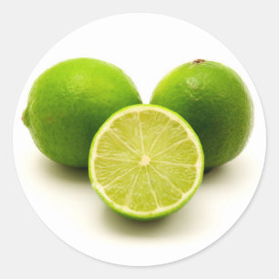 Persian lime classic round sticker