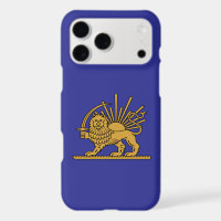 Persian Lion and Sun Emblem iPhone Case