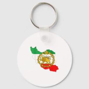 Persian lion, iran map, iranian flag, lion & keychain