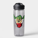 Persian Lion Shaka Hand Water Bottle<br><div class="desc">Make Iran great again Persian</div>