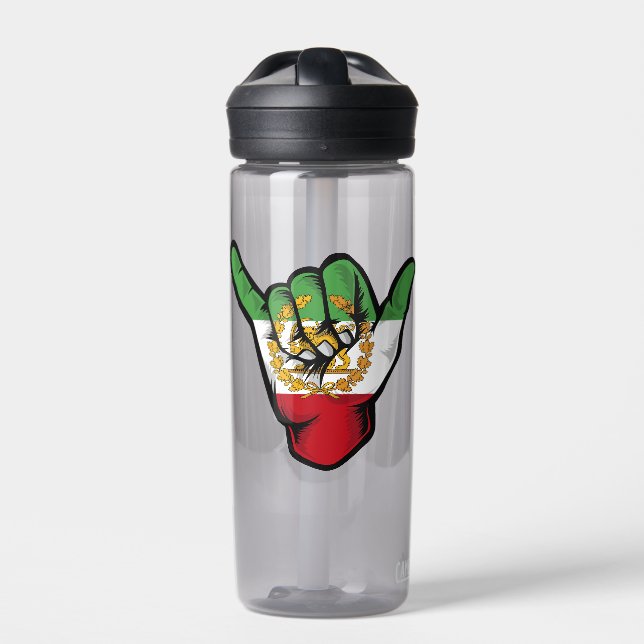 Persian Lion Shaka Hand Water Bottle (Front)