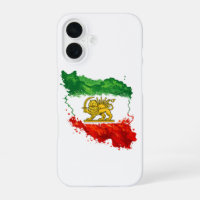 Persian Lion & Sun iPhone 16 Case | Iran Map Phone