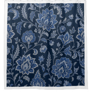 Persian Midnight Garden Luxury Navy Blue
