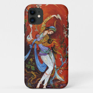 Persian Miniature Dancing Nymph iPhone 11 Case