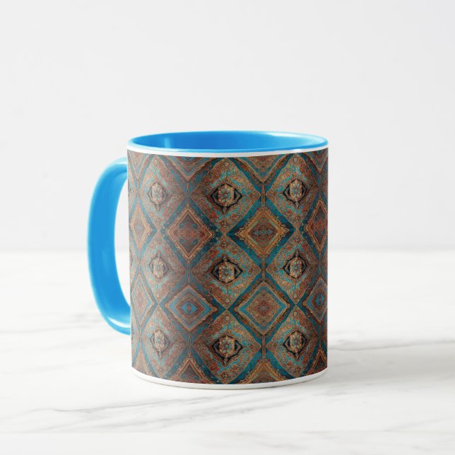 Persian Modern Beautiful Old Pattern Collection Mug (Front Left)