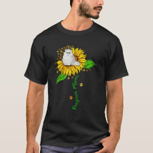 Persian Mom Cute Cat On Sunflower Paws Lover Mothe T-Shirt