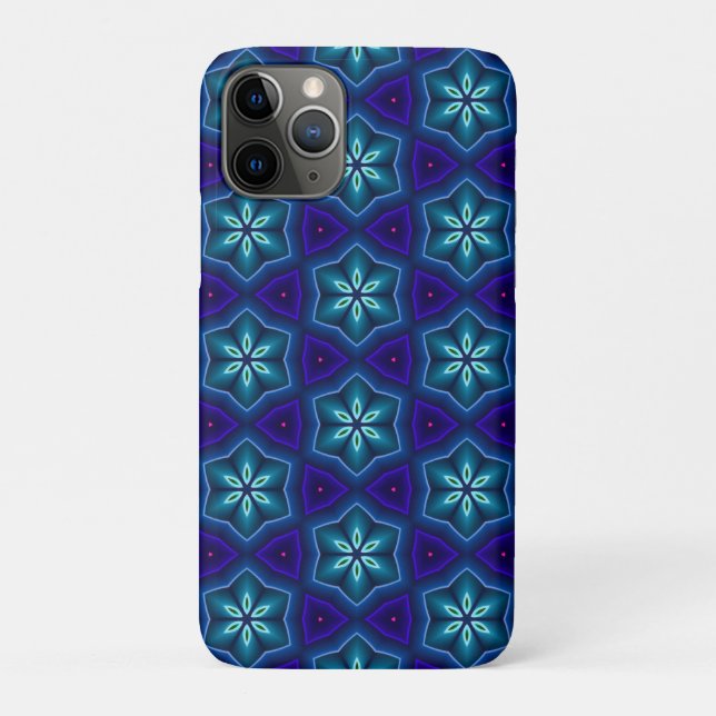 Persian Mosaic Tile with 3D Flower Pattern Case-Mate iPhone Case (Back)