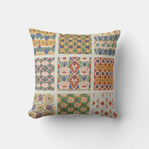 Persian paterna colourful antique elegance outdoor pillow