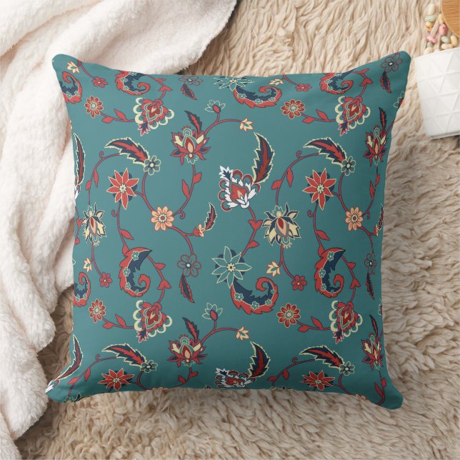 Persian Pattern Throw Pillow (Blanket)