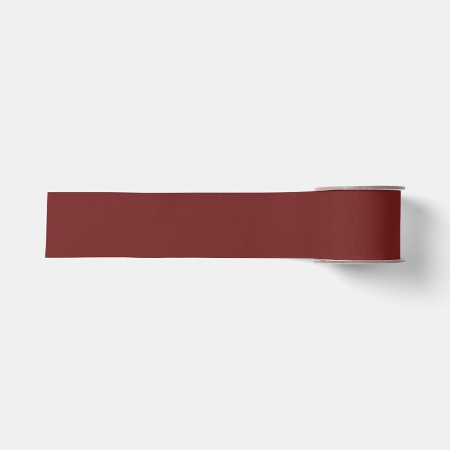 Persian Plum Solid Colour Grosgrain Ribbon (Front)