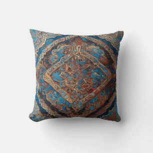 Persian Popular Beautiful Old Pattern Collection Throw Pillow