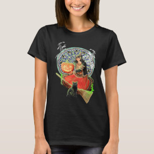 Persian Qajar Unibrow Witch Halloween  Persian Mos T-Shirt