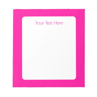 Persian Rose solid deep pink Notepad