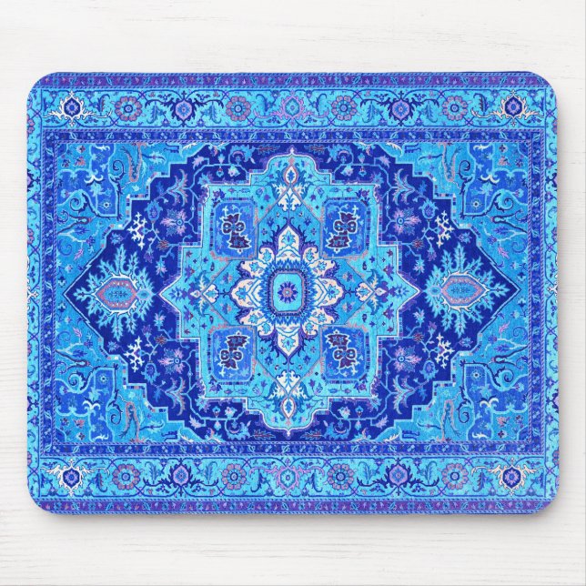 PERSIAN RUG - Blue Mouse Pad (Front)