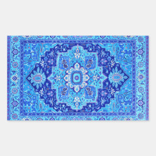 PERSIAN RUG - Blue Sticker