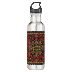 Persian Rug Carpet Red Blue Classic 710 Ml Water Bottle
