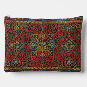 Persian Rug Carpet Red Blue Classic Accessory Pouch