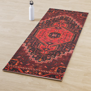 Persian Rug Eastern Accent Vintage Turkish Retro  Yoga Mat