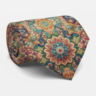 Persian Rug Oriental Rug Rainbow Color Pattern Tie