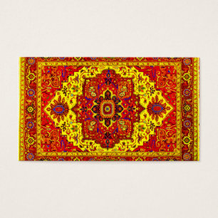 PERSIAN RUG - Red & Yellow